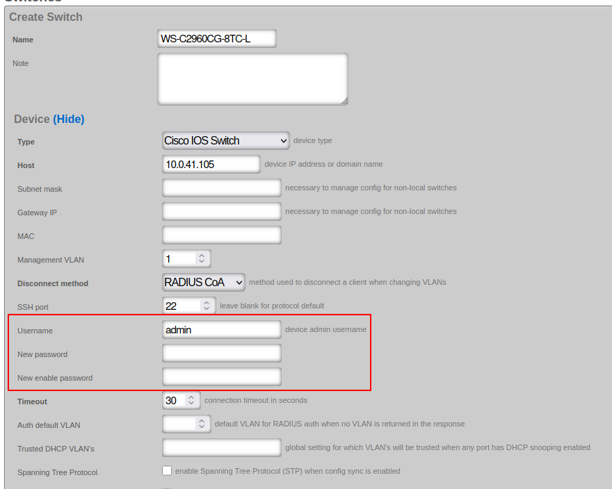 enable-password